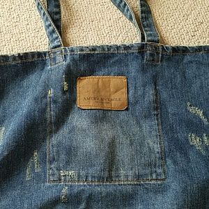 American eagle denim tote